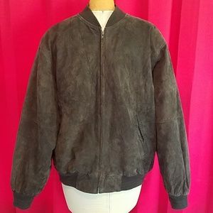 Croft & Barrow Suede Leather Jacket